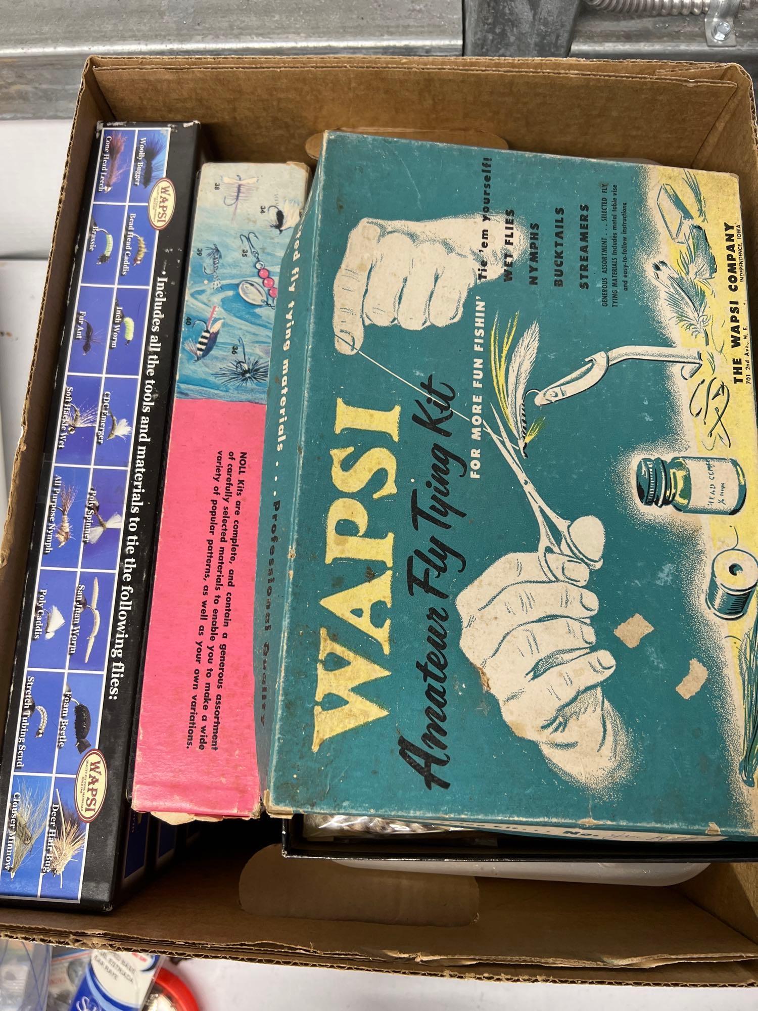 Lot of Boxed and Vintage Fly Fishing Kits