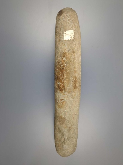 NICE 13" Roller Pestle, Found in New Jersey, Purchased in 1996, Ex: Walt Podpora Collection