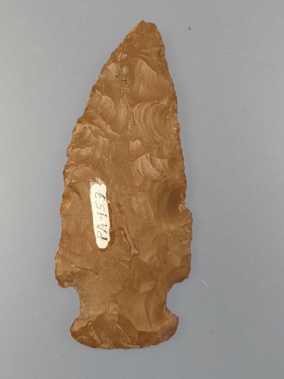 NICE 3 1/8" Jasper Dovetail, Found Near Bethlehem, PA along the Lehigh River, Ex: Walt Podpora Colle