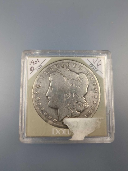 Fine 1901-O Morgan Silver Dollar