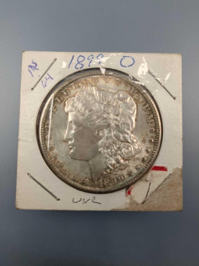 Uncirculated 1899-O Morgan Silver Dollar Coin