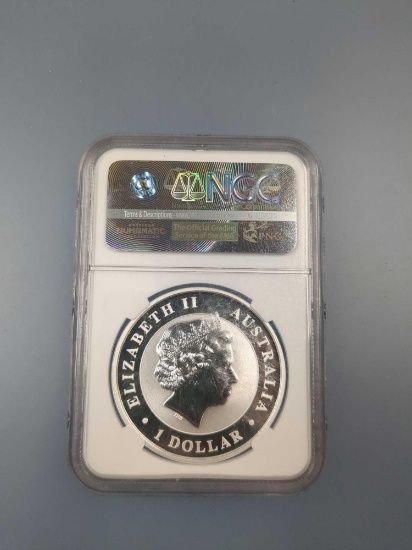 "Gem Uncirculated" 2016 Australian Silver Dollar Coin