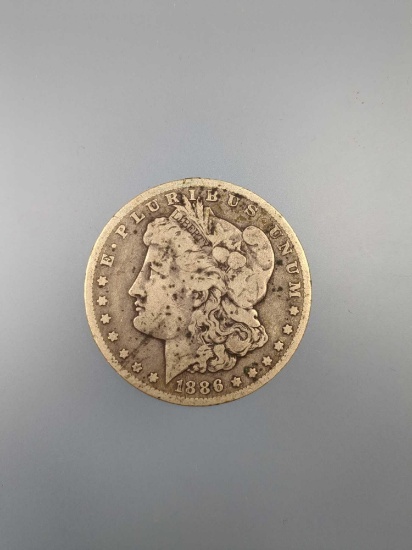 Good 1886-O Morgan Silver Dollar Coin