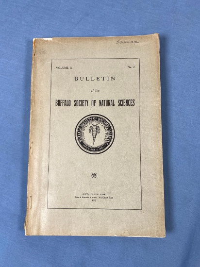 Bulletin of the Buffalo Society of Natural Sciences 1912, Fredrick Houghton, M.S.