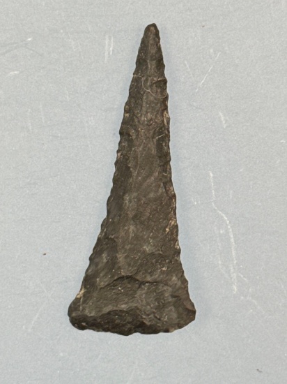 Fine 1 5/8" Chert Ft. Ancient Triangle, Narrow and Thin, Found in West Virigina