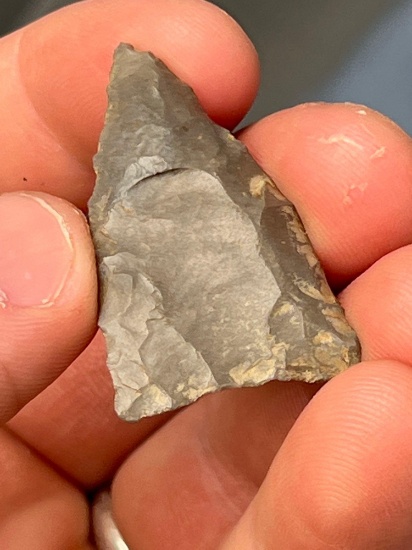 NICE 1 9/16" Fluted Paleo Point, Found in Central New York, Light Basal Grinding is Noted, Fo