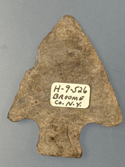 NICE 1 13/16" Rhyolite Perkiomen Point, Found in Broome Co., New York.