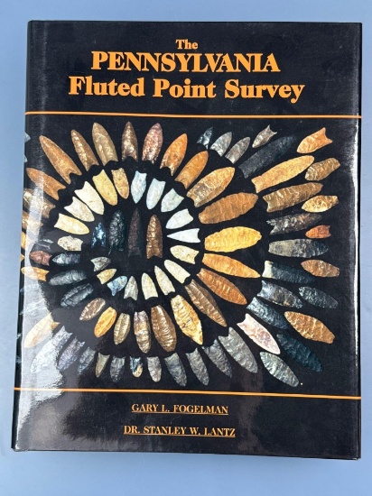 RARE 1 of 5 PA Fluted Point Surveys to be Signed by Fogelman, Dr. Lantz, Ron Keller, Young and Graml