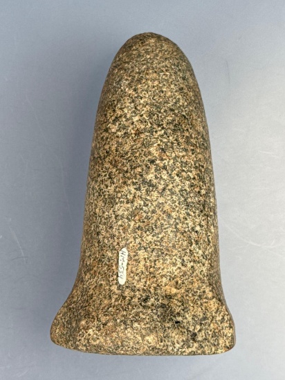 FINE 5 1/4" Granite Bell Pestle, Highly Polished, Found in PA/NY Region, Harry Mucklin Collection