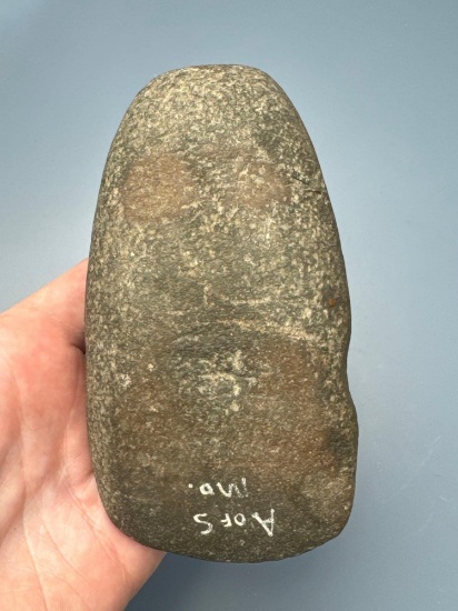 4 3/4" Celt, Polished Bt, Found in Maryland, Ex: Frank Christopher Collection