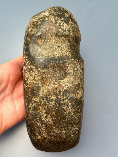 NICE 7 1/2" Hohokam Axe, Polished Bit, Well-Made Example, Found in Arizona, EX: Hendershot, Reed, Sh