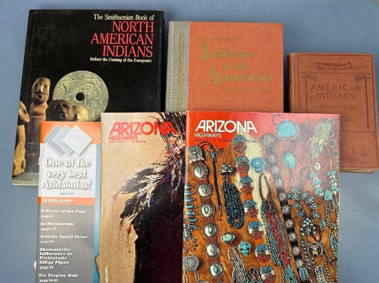 Lot of 6 Various Native American Related Books