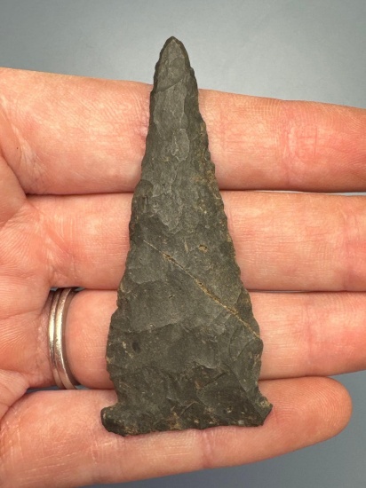 Impressive 2 1/2" Meadowood Point, Found in Morris County, New Jersey