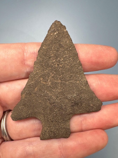 SUPERB 2 7/16" Argillite Perkiomen, Found on the Frankenfield Farm, Kintnersville, Bucks Co., PA, Ex