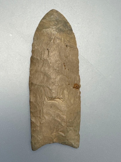 SUPERB 2 1/2" Esopus Chert Fluted Paleo Clovis, Restored Tip and end of Both Ears, Found in Northumb