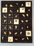 Nice Lot of Various Points, Arrowheads Found in Midwest and Central US States, Longest is 1 1/8