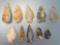 10 Various Points, Longest is 2 3/16