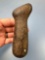 Exceedingly Rare Bear Effigy Pestle, Found in New York, Ex: Raysender Collection, Well-Made, Measure