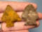 Pair of Jasper Perkiomens, Found in Jim Thorpe Area in Pennsylvania, Longest is 2 3/8