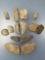 Lot of 14 Bannerstone Halves, Nice Study Lot, From a New York Collection, Typical styles of the Nort