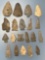 Impressive Lot of 20 Various Points, From a New York Collection (most are labeled as such), Longest