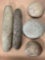 Lot of Roller Pestles, Grinding Stones, Small Stone Bowl, Found in Moorestown, New Jersey, Longest i