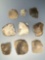Lot of Gun Flints, English and French + Musket Ball, Found in Lancaster Co., PA