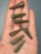 6 Rolled Brass Janglers, Found in Washington Boro, Lancaster Co., PA, Susquehannock Trade Artifacts