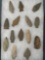 Lot of 14 Various Points, Found in Berks Co., PA, Ex: Kauffman Collection, Longest is 2 5/16