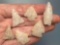 6 Fine Quartz Points, Found in Berks Co., PA, Ex: Kauffman Collection, Longest is 1 1/4