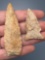 Pair of VA/NC Region Points, Gulifor and Rowan, Ex: Kauffman Collection