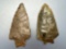 Pair of Fine Chert Points, Longest is 2