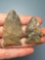 2 Well-Made Onondaga Chert Points, Corner Notch, Longest is 2 1/16