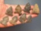 8 Quality Brewerton Points, Found in New York, Ex: Dave Summers Collection