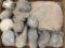 Box Lot of Various Stone Tools, Hammerstones, Mortar, Pick Up Only, Ex: Dave Summers Collection
