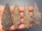 Lot of 4 Archaic Stem Points, Longest is 3