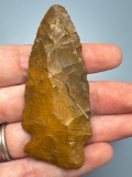 High Grade Jasper Side Notch Point, 2-Tone, Found in Berks Co., PA