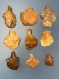 Aterian, Points, Tools, Africa, Longest is 2 1/4