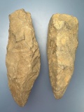 Pair of Nice Soapstone Picks, Found in Pennsylvania, Longest is 7 1/2