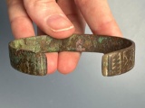 Impressive Bronze Bracelet, Roman/Medieval, Measures 2 1/2