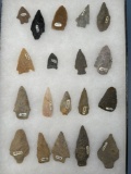 19 Points, Found Mainly in Bucks Co., PA, Several from New Jersey as well, Longest is 2 3/8