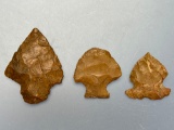Jasper Perkiomen, Lehigh Broad and Side Notch Points, Found in York Co., PA, Longest is 1 3/4