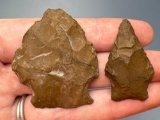 Pair of Jasper Points, Longest is 1 5/8