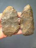Pair of Onondaga Chert Blades, Found in Eastern, NY, Longest is 3 3/4