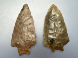 Pair of Fine Chert Points, Longest is 2