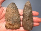 Pair of Nice Blades, Knives, Found in Ontario Co., New York, Longest is 3 3/8