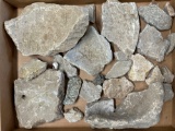 Massive Lot of Soapstone Vessel Fragments, Largest Piece is 8