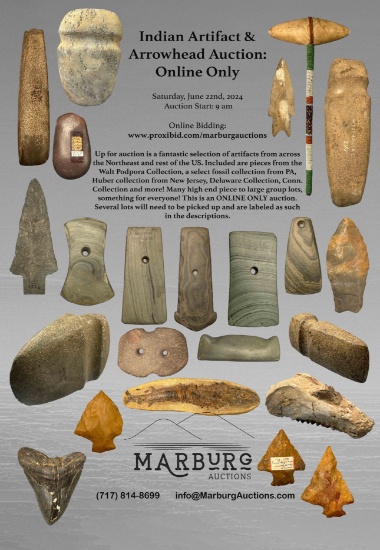 Artifact, Arrowhead Auction- Marburg Auctions