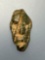 HIGHLIGHT Steatite Susquehannock Maskette, 1 3/16