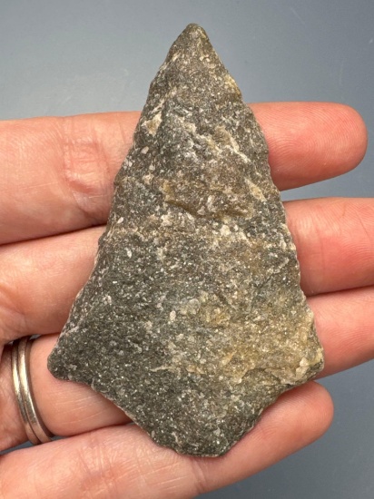 2 3/4" Morrow Mountain, Quartzite, Found by Mark Small Along the Chesapeake Bay, Maryland